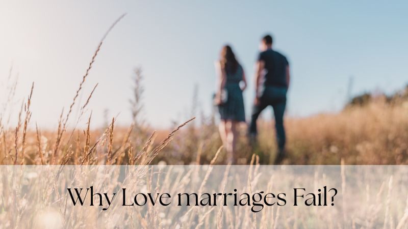 Sad couple walking apart, symbolizing emotional distance in a love marriage